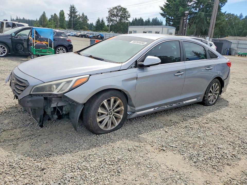 2015 Hyundai Sonata VIN 5NPE34AF2FH022763 COPART salvage auction — FRONT END, Wa - Bill Of Sale, sold $725 on 2026-07-02 (photo 1)