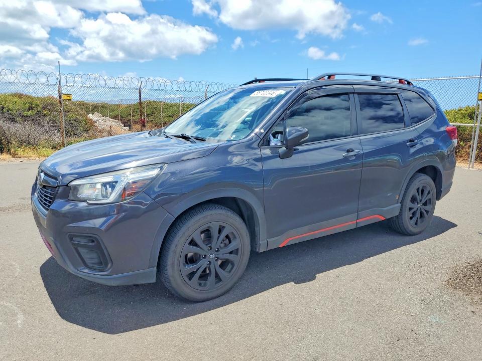 2019 Subaru Forester VIN JF2SKAKC8KH507878 COPART salvage auction — REAR END, HI - BILL OF SALE - PARTS ONLY, sold $3,050 on 2026-07-27 (photo 1)