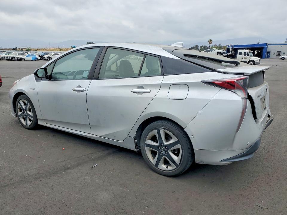 2016 Toyota Prius VIN JTDKARFU2G3510167 COPART salvage auction — REAR END, Ca - Salvage Certificate, sold $250 on 2026-07-29 (photo 2)