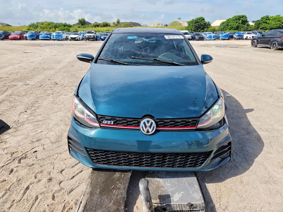 2018 Volkswagen VIN 3VW547AU2JM293223 COPART salvage auction — FRONT END, Fl - Cert Of Title Slvg Rebuildable, sold $3,050 on 2026-07-02 (photo 5)