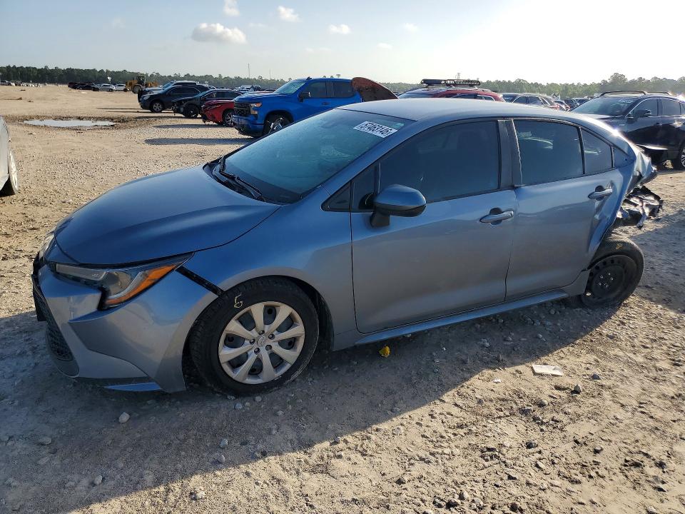 2022 Toyota Corolla VIN 5YFEPMAE2NP363612 COPART salvage auction — REAR END, Tx - Salvage Vehicle Title, sold $3,200 on 2026-07-31 (photo 1)
