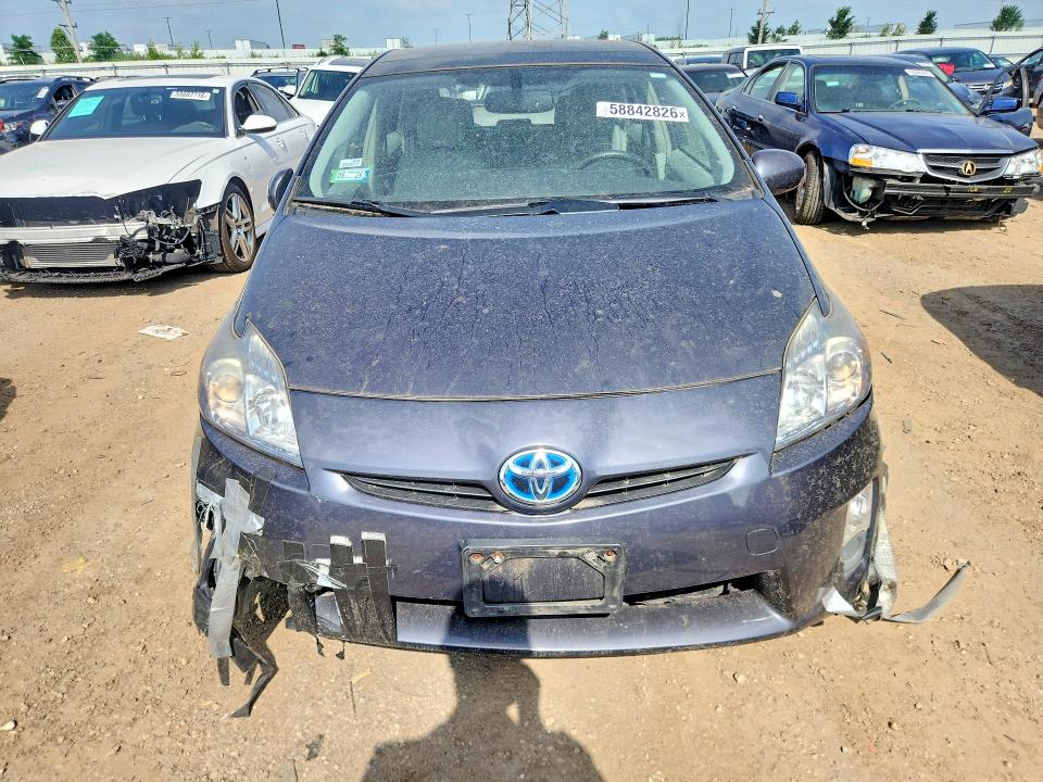 2010 Toyota Prius VIN JTDKN3DU0A0172166 COPART salvage auction — ROOF, Il - Salvage Certificate, sold $300 on 2026-07-28 (photo 5)