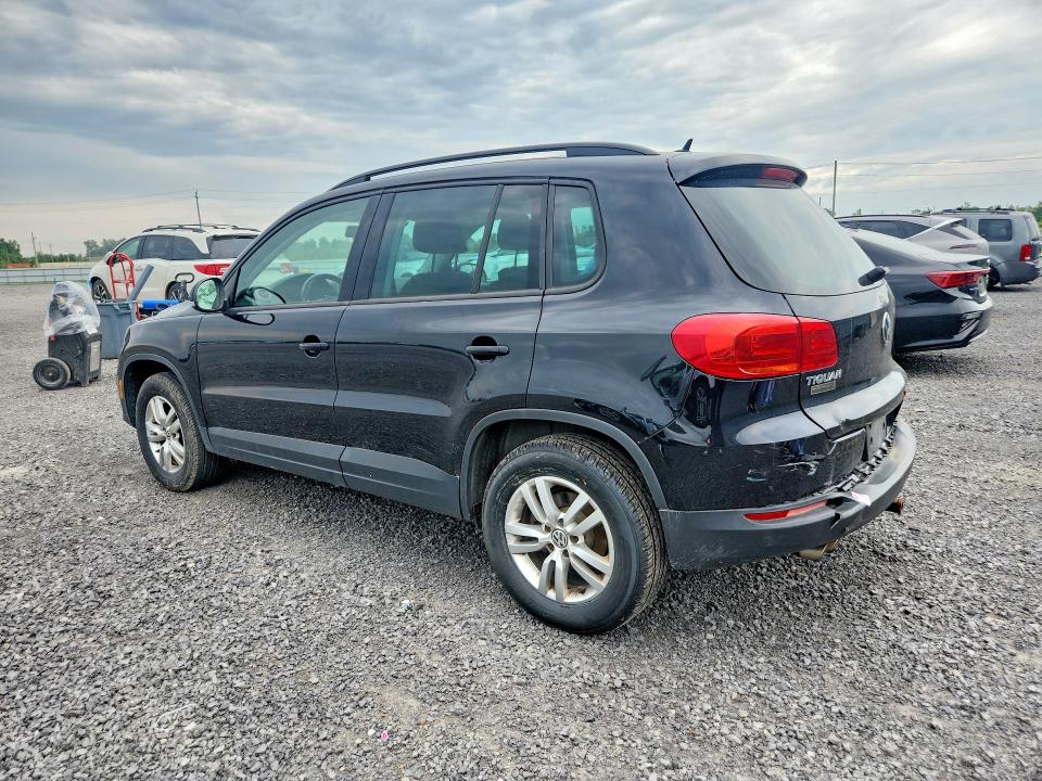2014 Volkswagen Tiguan VIN WVGKV3AX1EW616362 COPART salvage auction — REAR END, On - Permit No Brand - Unfit, sold $825 on 2026-08-06 (photo 2)