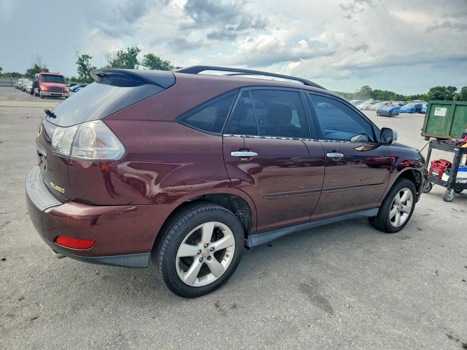 2008 Lexus Rx 350 VIN JTJHK31U082851051 COPART salvage auction — MECHANICAL, Fl - Cert Of Title-Rebuilt, sold $925 on 2026-07-07 (photo 3)