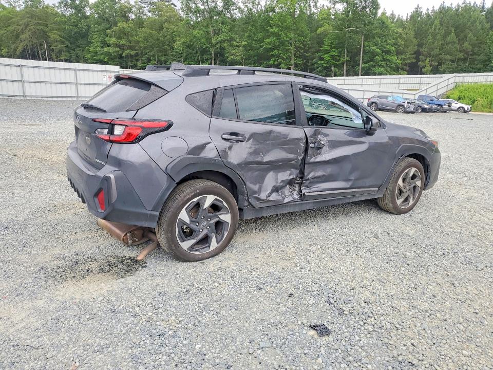 2025 Subaru Crosstrek VIN 4S4GUHM6XS3730253 COPART salvage auction — SIDE, NC - SALVAGE CERTIFICATE OF TITLE, sold $7,800 on 2026-08-06 (photo 3)