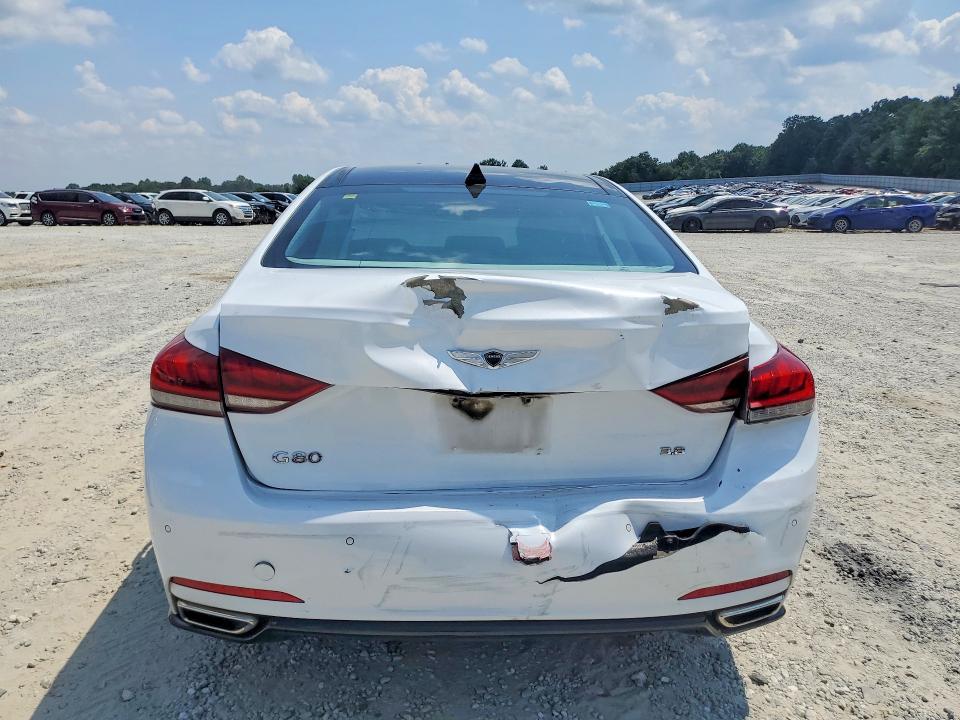 2017 Genesis VIN KMHGN4JEXHU176281 COPART salvage auction — REAR END, Ga - Cert Of Title-Salvage, sold $1,000 on 2026-07-08 (photo 6)