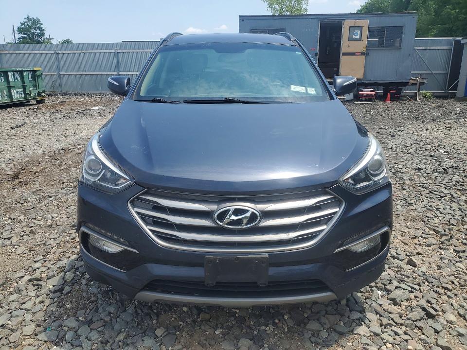 2018 Hyundai Santa fe VIN 5XYZUDLBXJG522405 COPART salvage auction — MECHANICAL, Ny - Certificate Of Title, sold $4,000 on 2026-07-23 (photo 5)