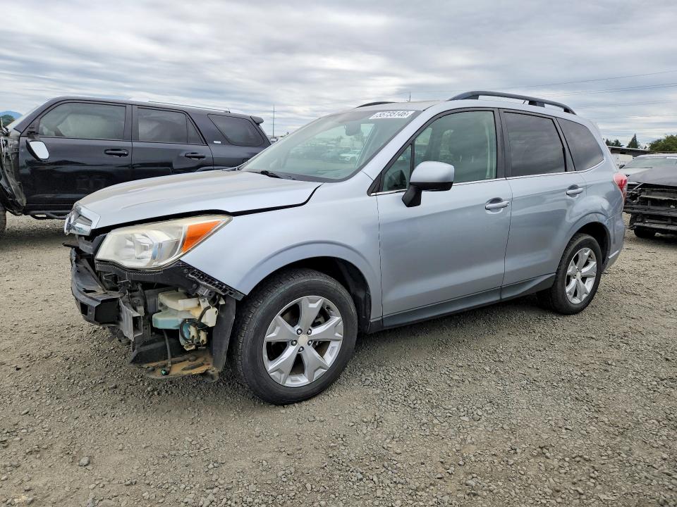 2015 Subaru Forester VIN JF2SJAHC6FH468837 COPART salvage auction — FRONT END, Or - Salvage Title Certificate, sold $2,100 on 2026-07-07 (photo 1)
