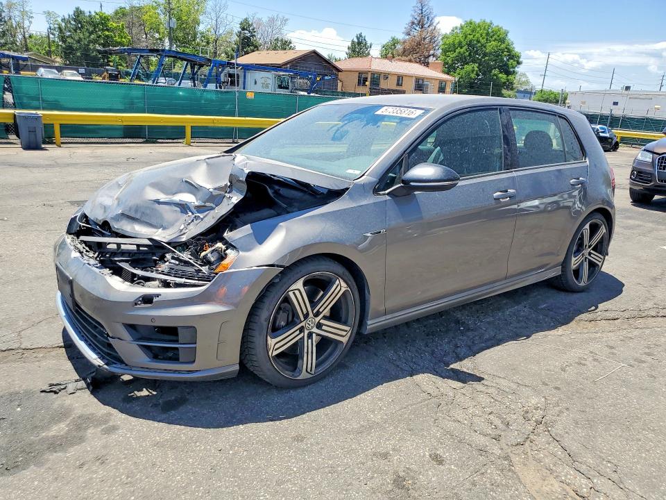 2015 Volkswagen Golf VIN WVWLF7AU9FW326097 COPART salvage auction — FRONT END, Co - Public - Salvage Title, sold $275 on 2026-07-21 (photo 1)