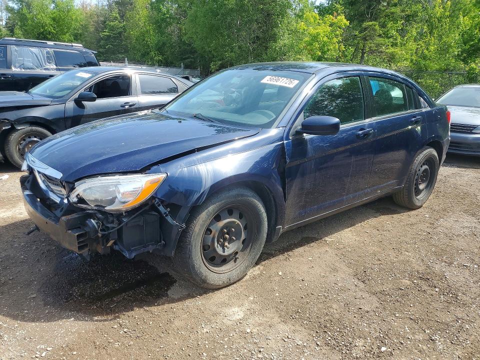 2014 Chrysler 200 VIN 1C3CCBAB5EN111853 COPART salvage auction — FRONT END, ON - PERMIT NO BRAND - UNFIT, sold $225 on 2026-07-16 (photo 1)