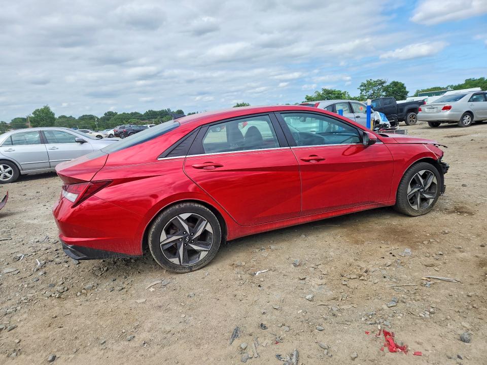 2021 Hyundai VIN 5NPLP4AG1MH037059 COPART salvage auction — FRONT END, Md - Cert Of Salvage > 75% Damage, sold $3,750 on 2026-07-07 (photo 3)