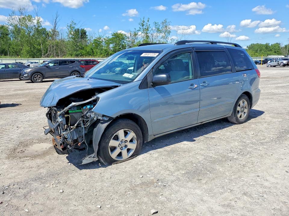 2010 Toyota Sienna VIN 5TDKK4CC9AS305429 COPART salvage auction — FRONT END, Ny - Mv-907A Salvage Certificate, sold $225 on 2026-07-13 (photo 1)