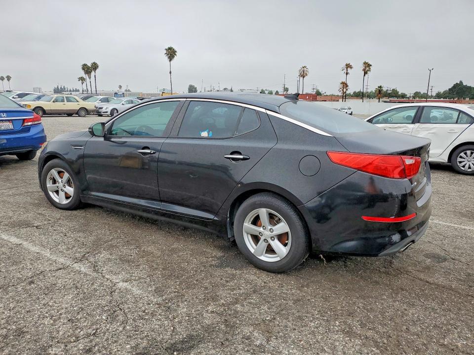 2014 Kia Optima VIN 5XXGM4A77EG265347 COPART salvage auction — FRONT END, Ca - Dis/Dlr/Exp Only Clean Title, sold $650 on 2026-07-10 (photo 2)