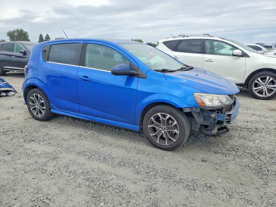 2017 Chevrolet SONIC VIN 1G1JD6SB3H4135528 COPART salvage auction — FRONT END, Ca - Salvage Certificate, sold $525 on 2026-07-09 (photo 4)