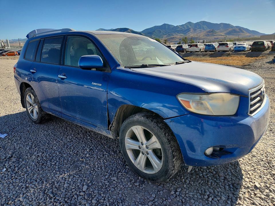 2008 Toyota Highlander VIN JTEES42A382018923 COPART salvage auction — REAR END, Ut - Certificate Of Title, sold $1,850 on 2026-07-24 (photo 4)