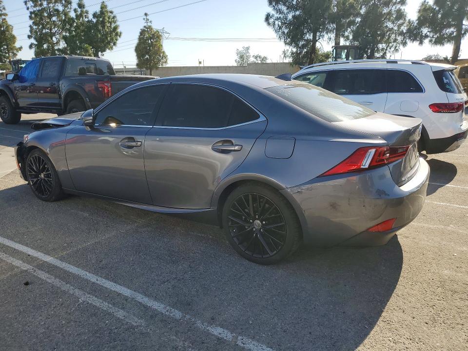 2015 Lexus Is VIN JTHBF1D27F5053779 COPART salvage auction — FRONT END, Ca - Salvage Certificate, sold $3,550 on 2026-07-30 (photo 2)
