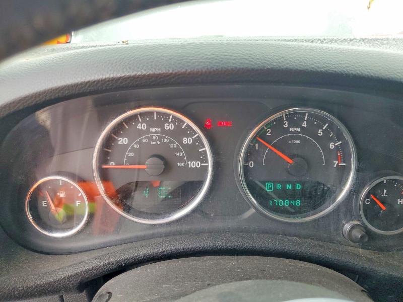 2012 Jeep Wrangler / VIN 1C4BJWEG7CL212170 COPART salvage auction — WATER/FLOOD, Tn - Salvage Cert-Water Damage, sold $2,400 on 2026-07-02 (photo 9)