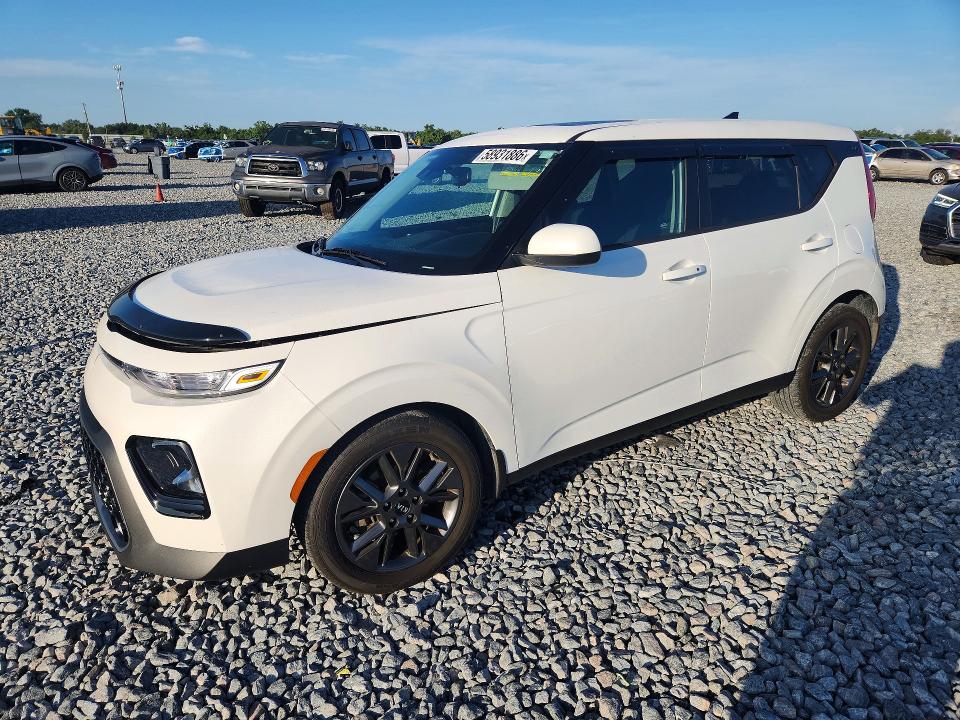 2021 Kia Soul VIN KNDJ33AUXM7140407 COPART salvage auction — FRONT END, Fl - Cert Of Title Slvg Rebuildable, sold $3,750 on 2026-07-14 (photo 1)
