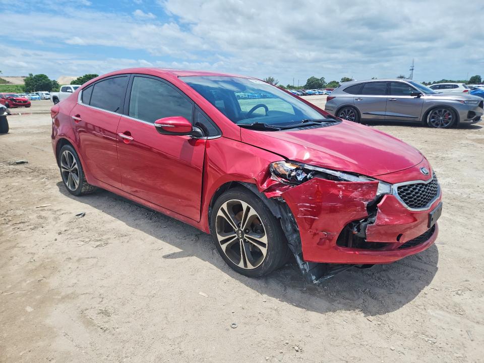 2014 Kia Forte VIN KNAFZ4A80E5064235 COPART salvage auction — FRONT END, Fl - Cert Of Title Slvg Rebuildable, sold $1,450 on 2026-07-16 (photo 4)