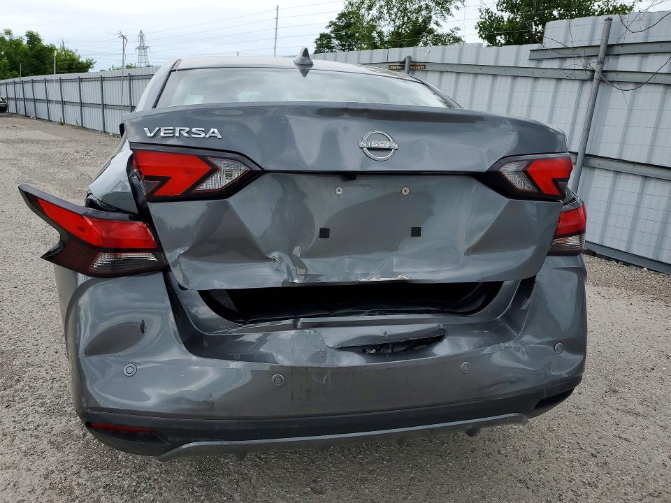 2025 Nissan Versa VIN 3N1CN8EV1SL862654 COPART salvage auction — REAR END, On - Permit No Brand - Unfit, sold $10,300 on 2026-07-14 (photo 6)