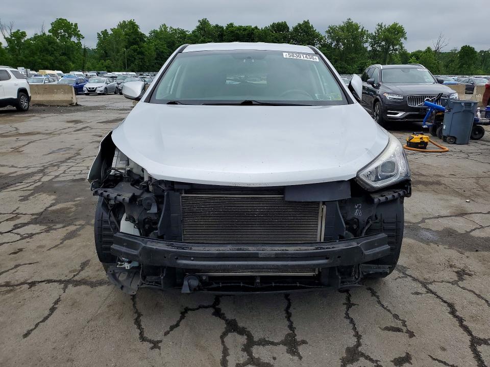 2015 Hyundai Santa fe VIN 5XYZTDLB1FG299312 COPART salvage auction — FRONT END, Ny - Mv-907A Salvage Certificate, sold $2,000 on 2026-07-14 (photo 5)