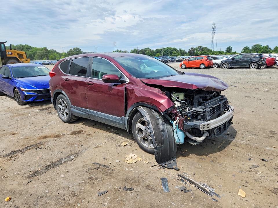 2017 Honda Cr-v VIN 7FARW1H84HE007489 COPART salvage auction — FRONT END, VA - CERT OF TITLE - SALVAGE, sold $5,900 on 2026-07-29 (photo 4)