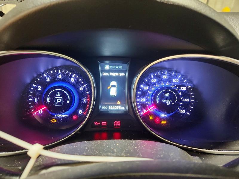 2014 Hyundai Santa fe VIN KM8SRDHF8EU055791 COPART salvage auction — MECHANICAL, Pa - Cert Of Title, sold $1,900 on 2026-07-07 (photo 9)