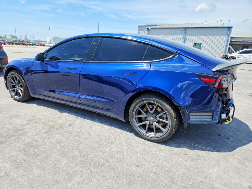 2022 Tesla Model 3 VIN 5YJ3E1EB2NF278700 COPART salvage auction — REAR END, Il - Salvage Certificate, sold $9,700 on 2026-07-06 (photo 2)