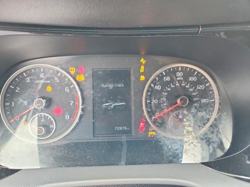 2021 Kia K5 VIN 5XXG64J25MG037652 COPART salvage auction — FRONT END, TX - SALVAGE VEHICLE TITLE (P), sold $2,400 on 2026-07-16 (photo 9)