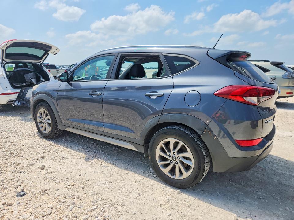 2017 Hyundai Tucson VIN KM8J3CA41HU334584 COPART salvage auction — VANDALISM, Tx - Certificate Of Title, sold $100 on 2026-07-30 (photo 2)