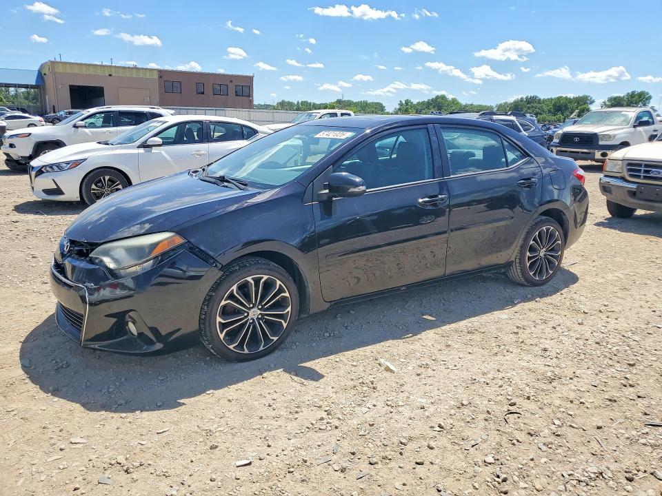 2014 Toyota Corolla VIN 5YFBURHE3EP102133 COPART salvage auction — FRONT END, Ks - Cert Of Title-Salvage, sold $1,750 on 2026-07-28 (photo 1)