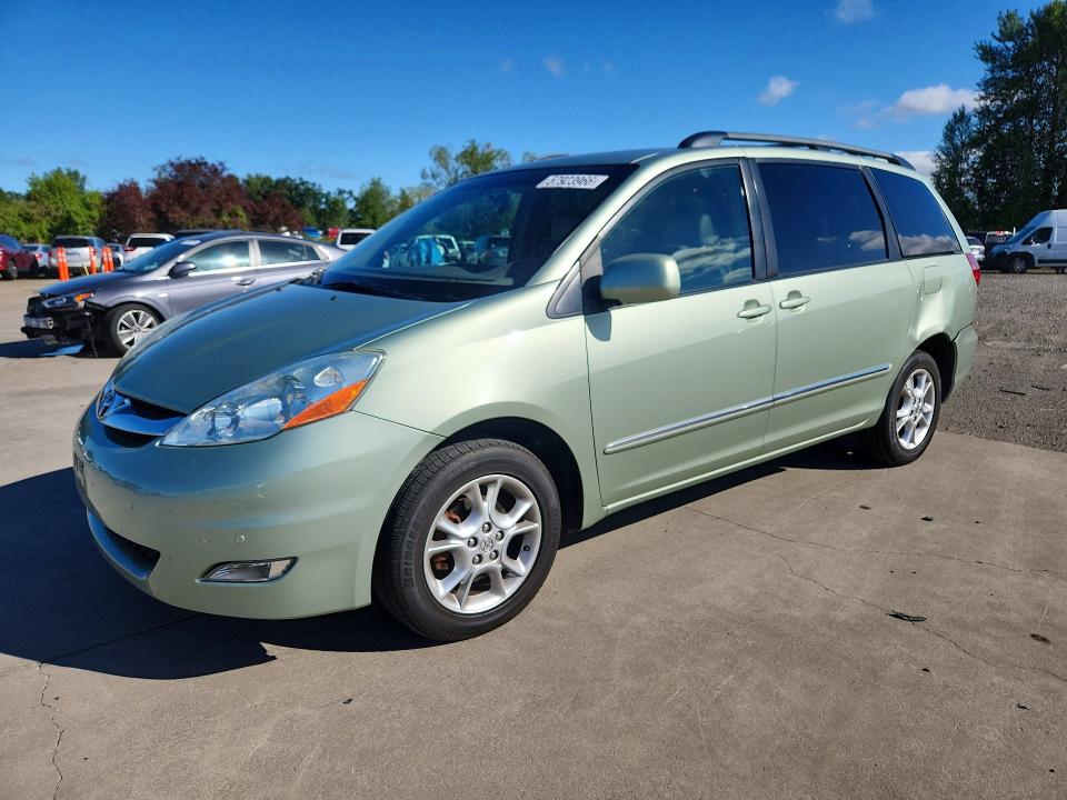 2006 Toyota Sienna VIN 5TDBA22C26S059890 COPART salvage auction — REAR END, Or - Salvage Title Certificate, sold $250 on 2026-07-27 (photo 1)