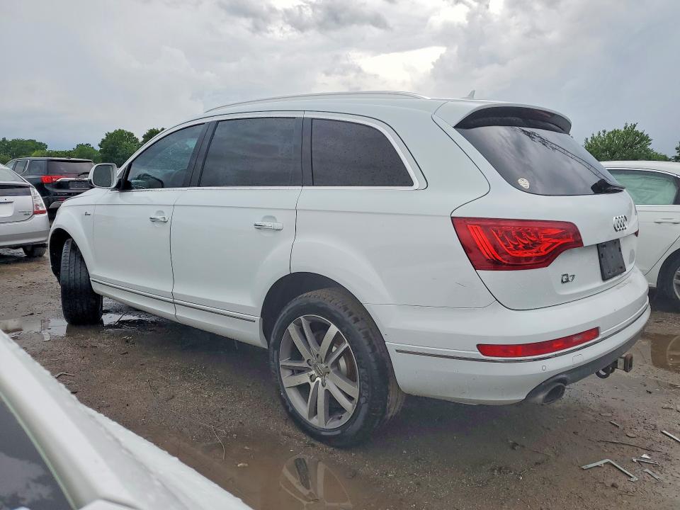 2013 Audi Q7 VIN WA1LGBFE5DD015867 COPART salvage auction — MECHANICAL, Il - Certificate Of Title (P), sold $475 on 2026-07-06 (photo 2)