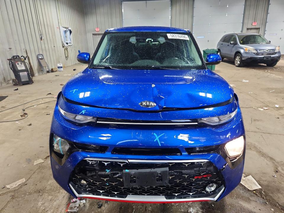 2021 Kia Soul VIN KNDJ63AU1M7786121 COPART salvage auction — FRONT END, Wi - Cert Of Title-Claim Paid, sold $2,400 on 2026-07-27 (photo 5)