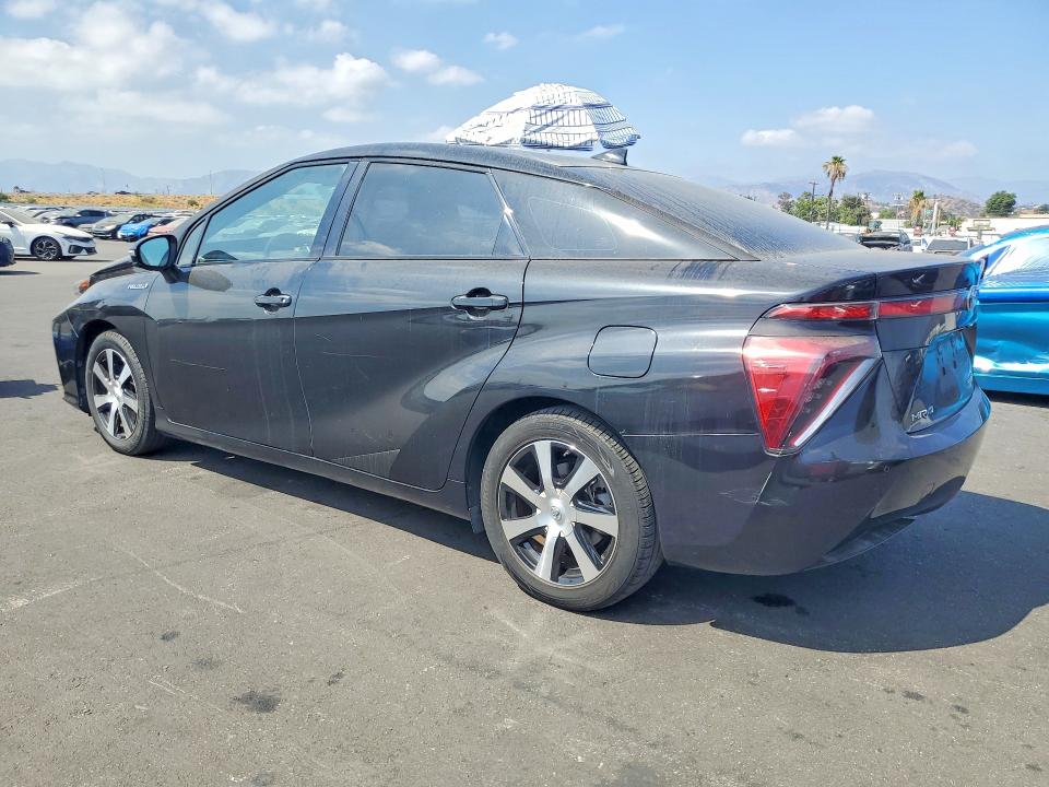 2016 Toyota Mirai VIN JTDBVRBD1GA000303 COPART salvage auction — FRONT END, Ca - Salvage Certificate, sold $550 on 2026-07-29 (photo 2)