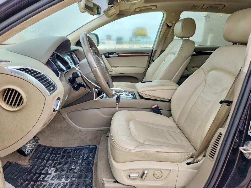 2010 Audi Q7 VIN WA1CMAFE0AD000949 COPART salvage auction — MECHANICAL, Tx - Certificate Of Title (P), sold $300 on 2026-07-02 (photo 7)