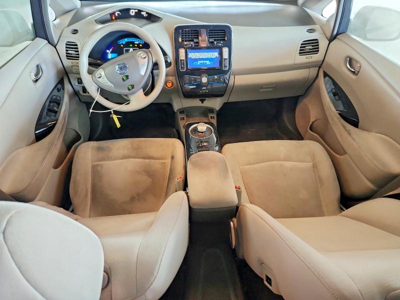 2012 Nissan Leaf VIN JN1AZ0CP3CT024429 COPART salvage auction — REAR END, Mt - Dis/Dlr/Exp Only Clean Title, sold $125 on 2026-07-11 (photo 8)