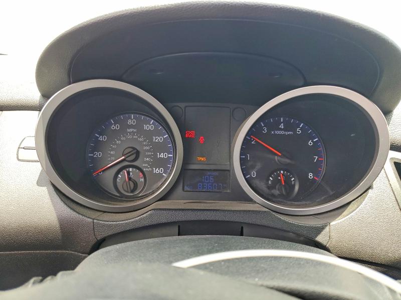 2010 Hyundai Genesis VIN KMHHT6KD9AU023568 COPART salvage auction — FRONT END, Ca - Salvage Certificate, sold $1,200 on 2026-07-09 (photo 9)