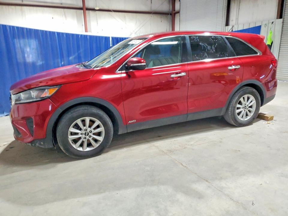 2019 Kia Sorento VIN 5XYPGDA57KG576824 COPART salvage auction — FRONT END, Salvage Title, sold $1,500 on 2026-07-30 (photo 1)