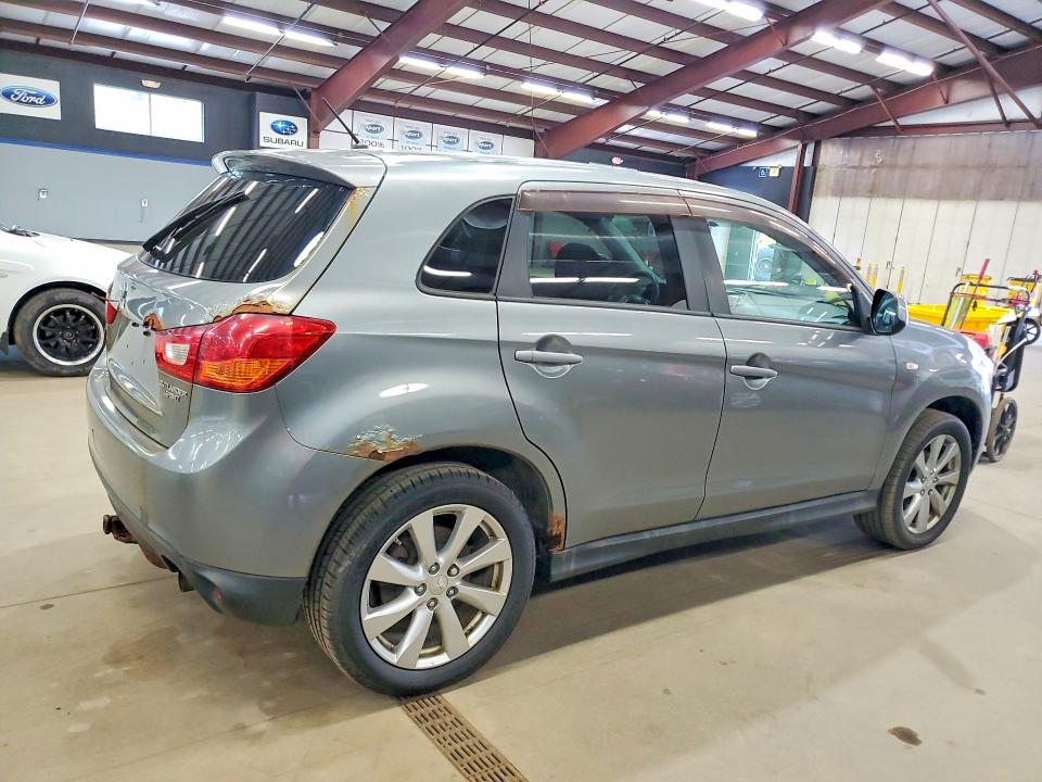 2014 Mitsubishi Outlander sport VIN 4A4AP3AU1EE001325 COPART salvage auction — REAR END, Va - Certificate Of Title, sold $1,550 on 2026-07-31 (photo 3)