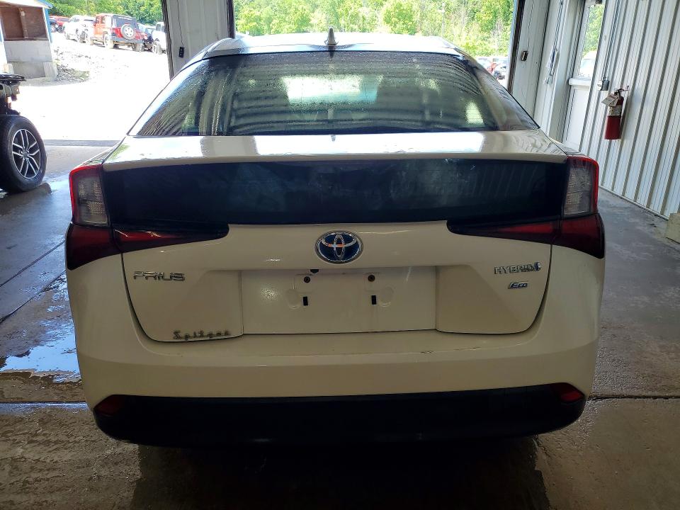 2019 Toyota Prius VIN JTDKARFUXK3096404 COPART salvage auction — FRONT END, Pa - Certificate Of Salvage, sold $3,300 on 2026-07-08 (photo 6)