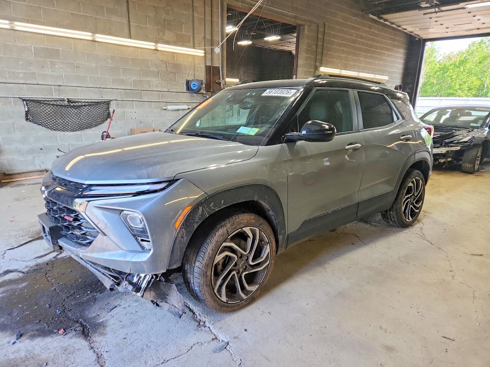 2025 Chevrolet Trailblazer VIN KL79MUSL8SB075544 COPART salvage auction — FRONT END, Ny - Mv-907A Salvage Certificate, sold $8,000 on 2026-07-13 (photo 1)
