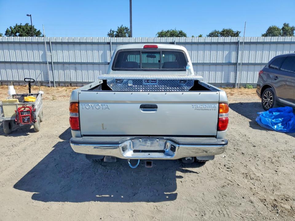 2002 Toyota Tacoma VIN 5TEGN92N42Z894763 COPART salvage auction — FRONT END, CA - SALVAGE CERTIFICATE, sold $20 on 2026-07-21 (photo 6)