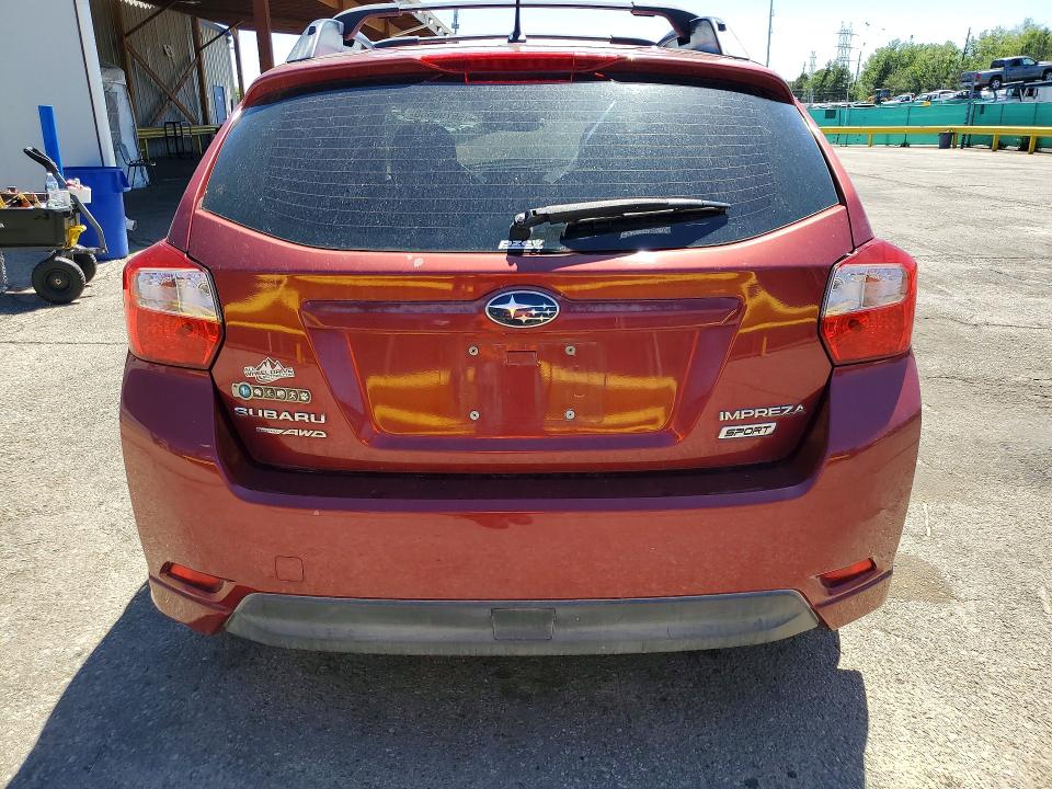 2013 Subaru Impreza VIN JF1GPAL66D2874689 COPART salvage auction — FRONT END, Co - Dis/Dlr/Exp Only Clean Title, sold $675 on 2026-07-15 (photo 6)