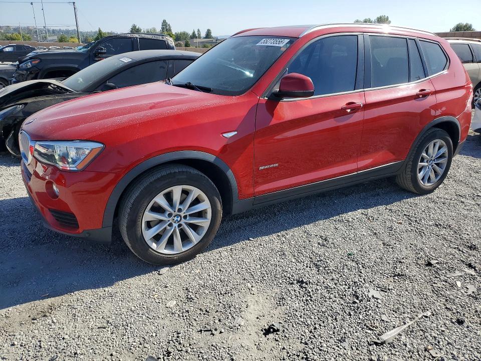 2017 BMW X3 VIN 5UXWZ7C50H0V85947 COPART salvage auction — REAR END, Ca - Salvage Certificate, sold $3,450 on 2026-07-22 (photo 1)