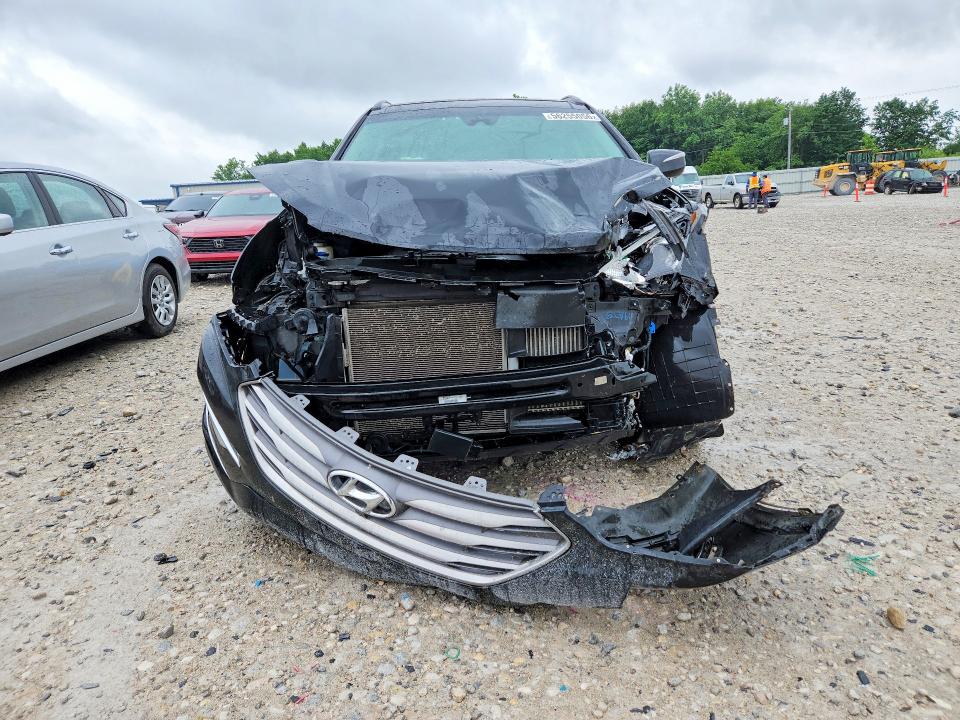 2018 Hyundai Santa fe VIN 5XYZWDLA4JG554302 COPART salvage auction — FRONT END, Mi - Certificate Of Title, sold $250 on 2026-07-23 (photo 5)