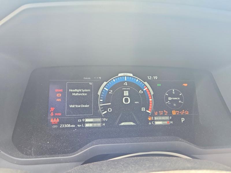 2024 Toyota Tundra VIN 5TFMA5AB6RX035965 COPART salvage auction — FRONT END, TX - SALVAGE VEHICLE TITLE (P), sold $18,500 on 2026-07-16 (photo 9)