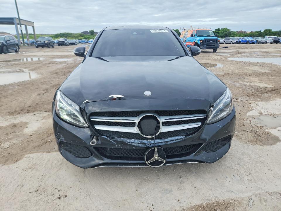 2016 Mercedes-benz C-klasse VIN WDDWF4KB8GR172321 COPART salvage auction — REAR END, Fl - Cert Of Title Slvg Rebuildable, sold $2,650 on 2026-07-14 (photo 5)