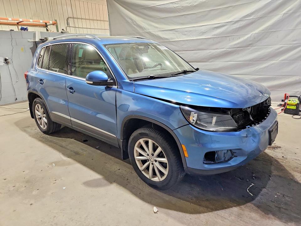 2017 Volkswagen Tiguan VIN WVGSV7AX2HW500583 COPART salvage auction — FRONT END, Nh - Cert Of Title-Salvage, sold $225 on 2026-07-28 (photo 4)