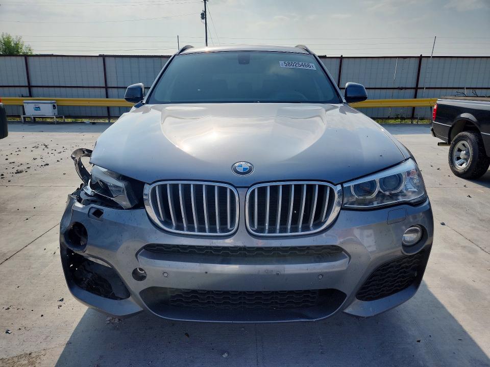 2017 BMW VIN 5UXWX7C59H0S19927 COPART salvage auction — FRONT END, Tx - Salvage Vehicle Title, sold $3,800 on 2026-07-24 (photo 5)